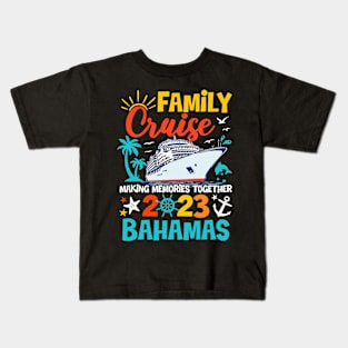 Bahamas Cruise 2023 Family Friends Group Vacation Kids T-Shirt